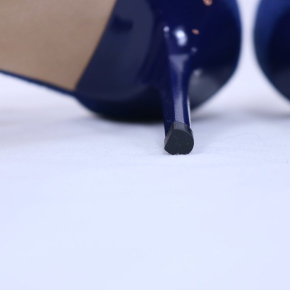 Jimmy Choo Louise Blue Glitter Crisscross Sandal - Picture 5 of 8